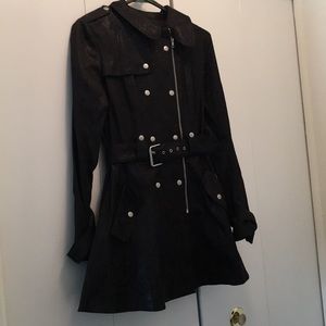 Betsey Johnson Floral Trench